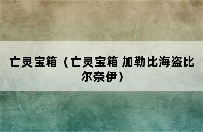 亡灵宝箱（亡灵宝箱 加勒比海盗比尔奈伊）